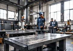 Atelier de fabrication métallique (photo d’illustration)